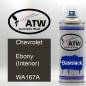 Preview: Chevrolet, Ebony (Interior), WA167A: 400ml Sprühdose, von ATW Autoteile West.